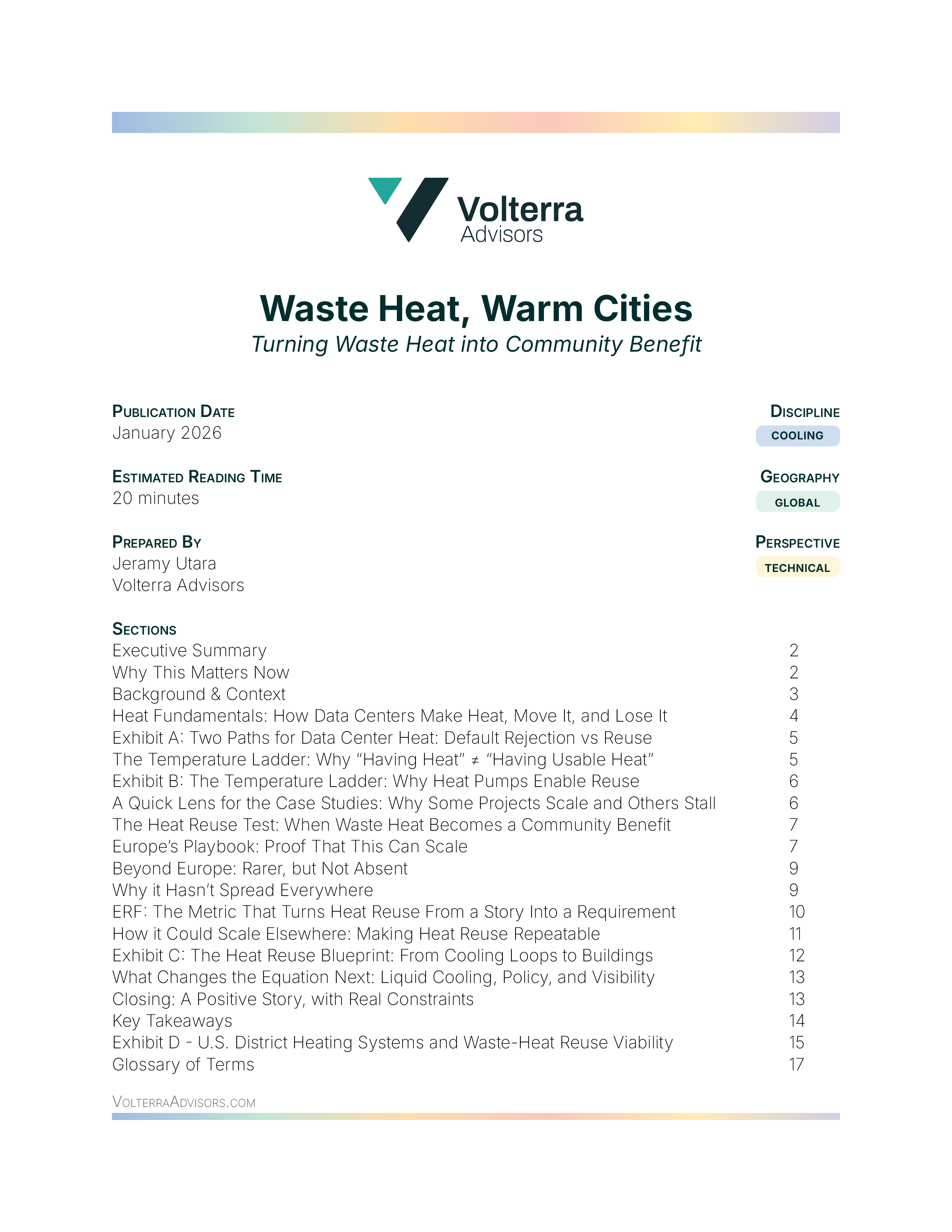 Waste Heat, Warm Cities