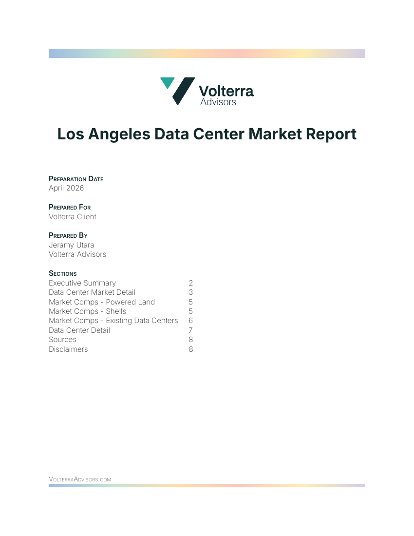 Cover of Los Angeles Market Report